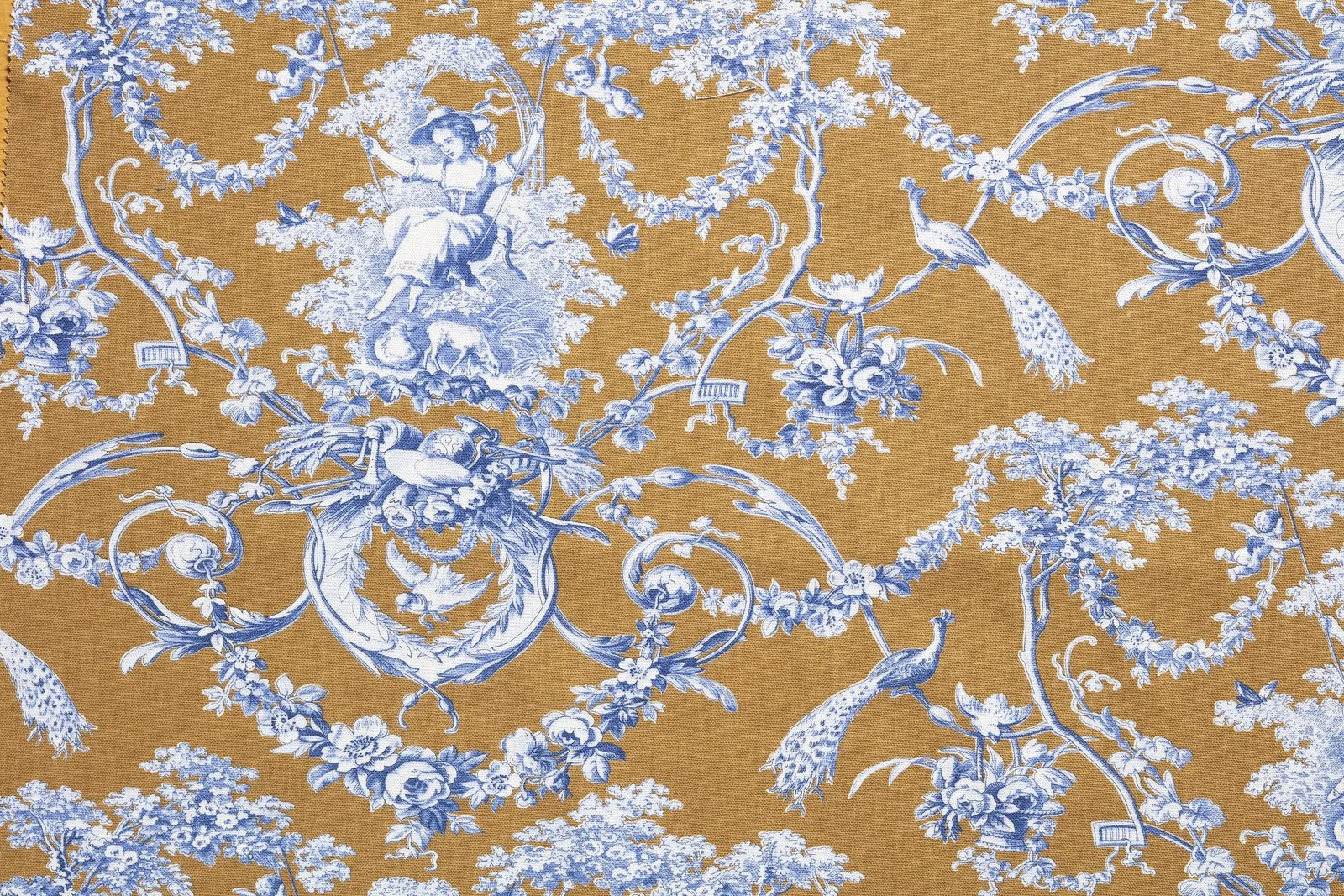 Bleu fond camel