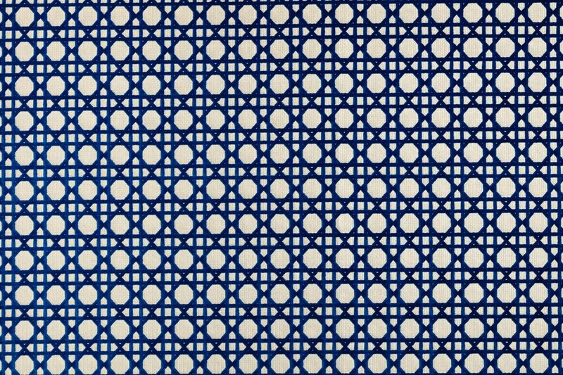Bleu fond écru
